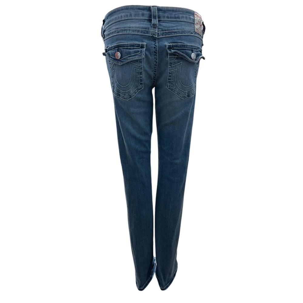 True Religion  Jeans Becca Low Rise Straight Stretched Out A Little Last Pic - Picture 2 of 8